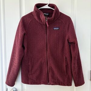 Patagonia Burgundy Fleece Jacket